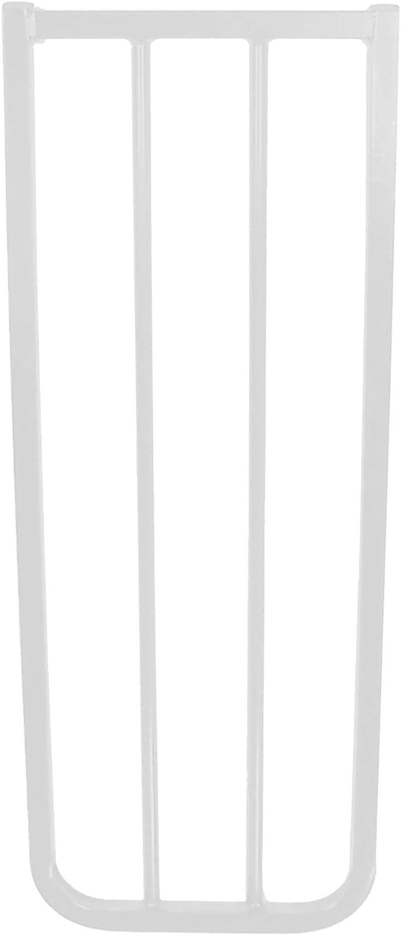 BX1 Baby Gate Extension - Fits Safety Gates - 10.5 Inch Wide Dog Gate Extension - White