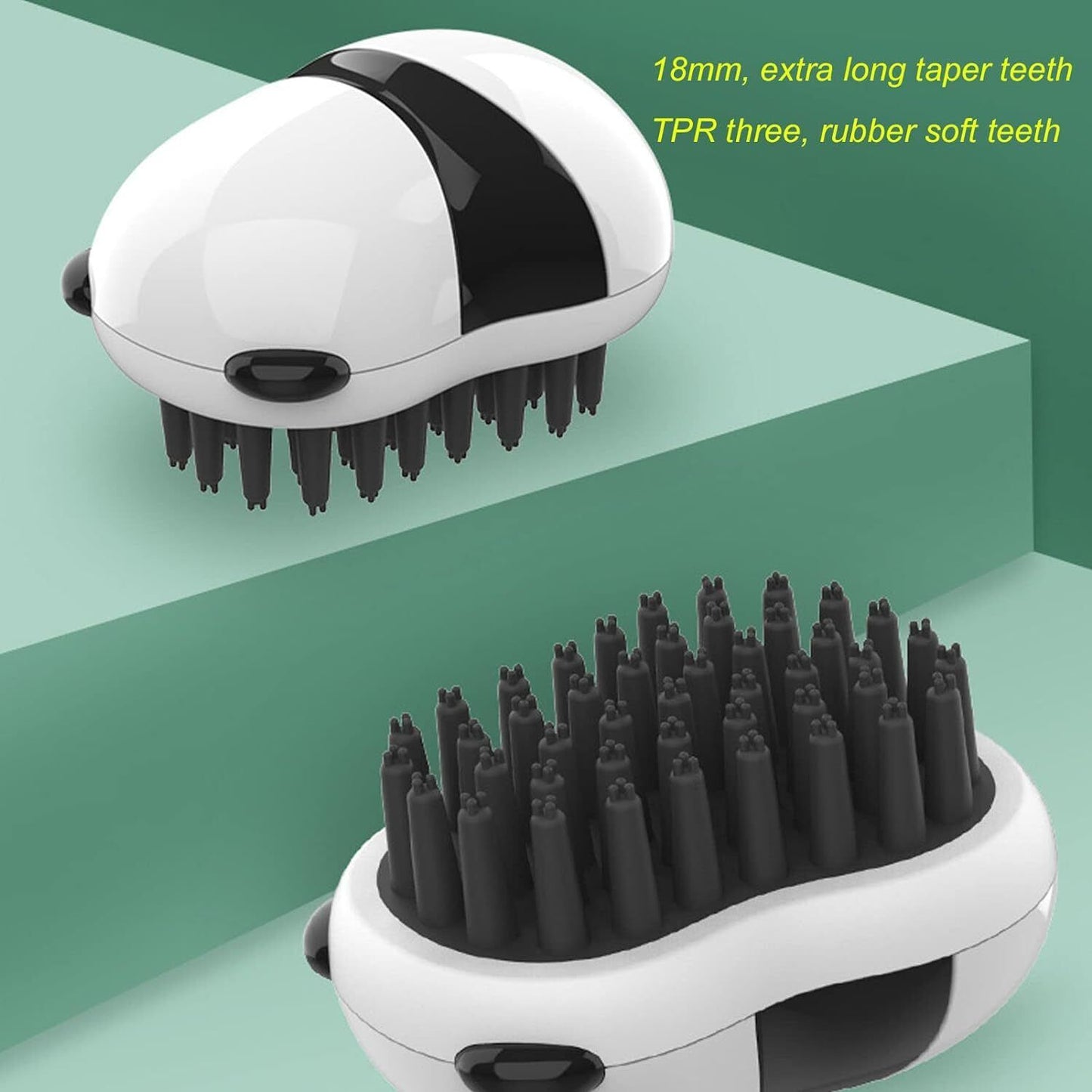 Pet Dog Bath Brush Dog Cat Shampoo Brush Grooming Washing Brush Comb Panda Shape
