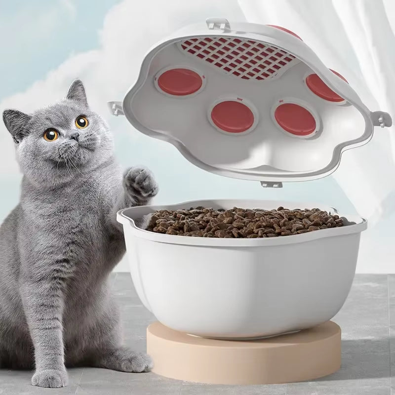 Pet Food Storag Container Dog Food Storage Container Cat Food Box Moisture-Proof Seal with Measuring Cup Cat Dry Food Storage
