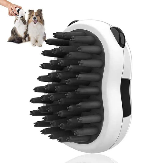 Pet Dog Bath Brush Dog Cat Shampoo Brush Grooming Washing Brush Comb Panda Shape