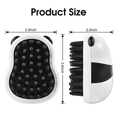 Pet Dog Bath Brush Dog Cat Shampoo Brush Grooming Washing Brush Comb Panda Shape