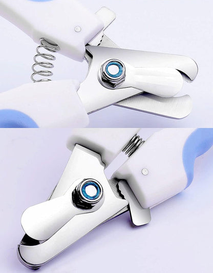 Dog Nail Clippers and Trimmer, Professional Cat Nail Clipper with Sharp Blades and Nail File (Small, Pink)