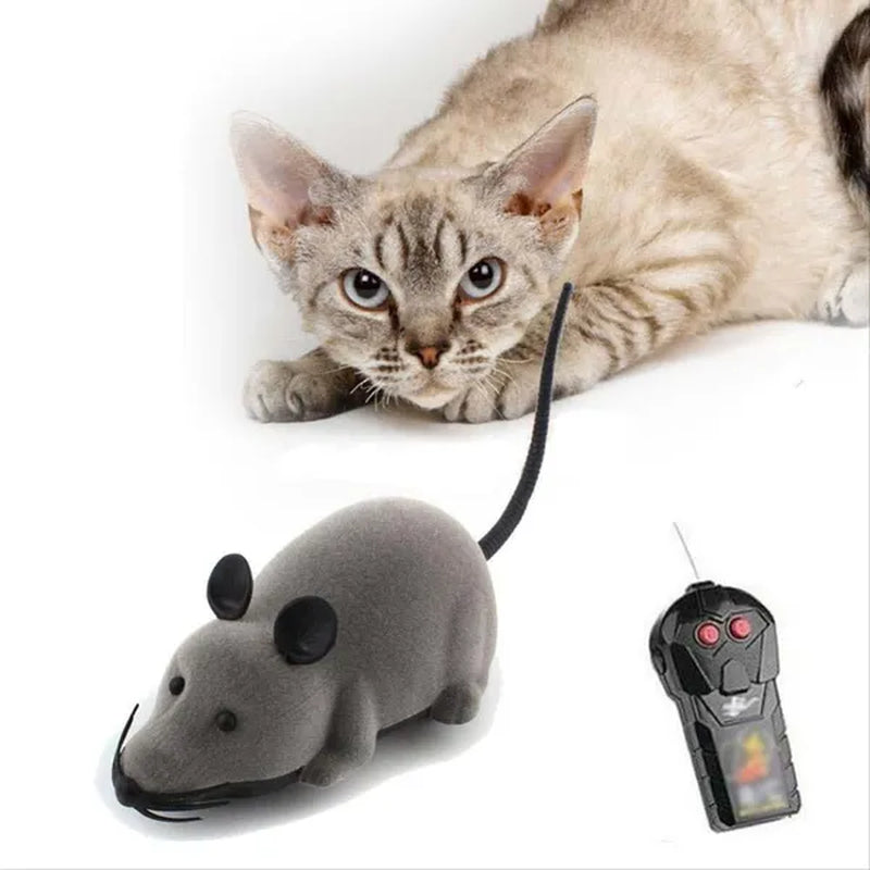 Wireless Remote Mouse Toys Mice Funny Cat Toys Remote Control Cat Toys Simulation Mouse Toys