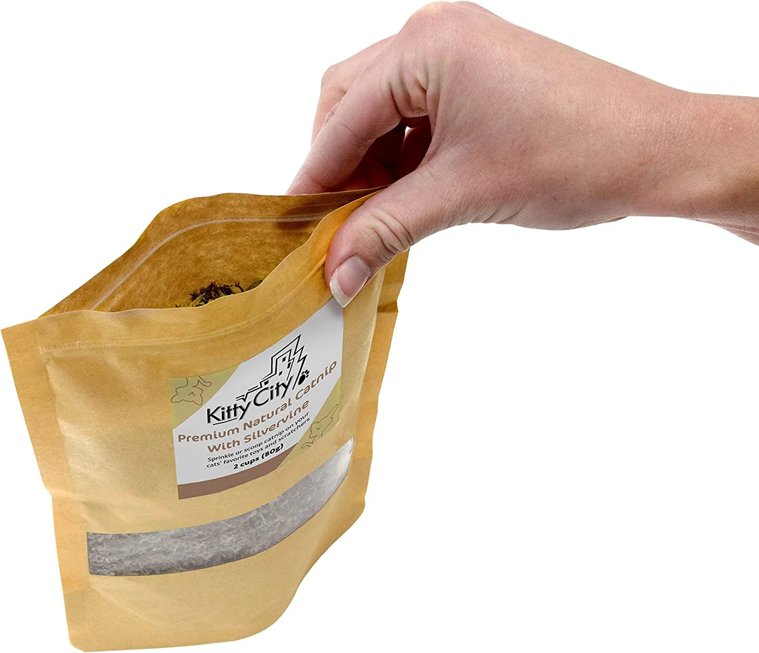 Premium Natural Catnip with Silvervine Bag